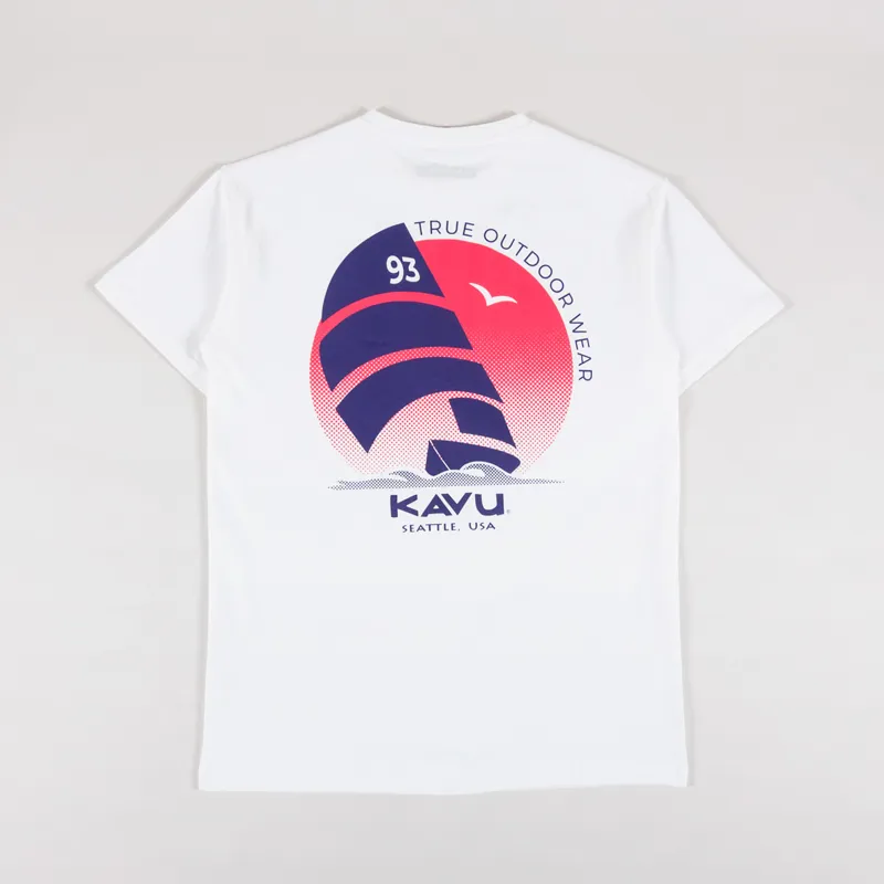 Kavu Rudder T Shirt White