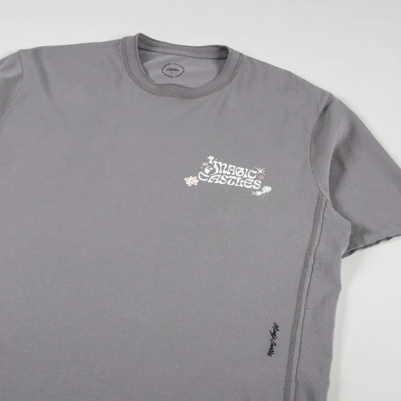 Magic Castles Each To T Shirt Charcoal-2