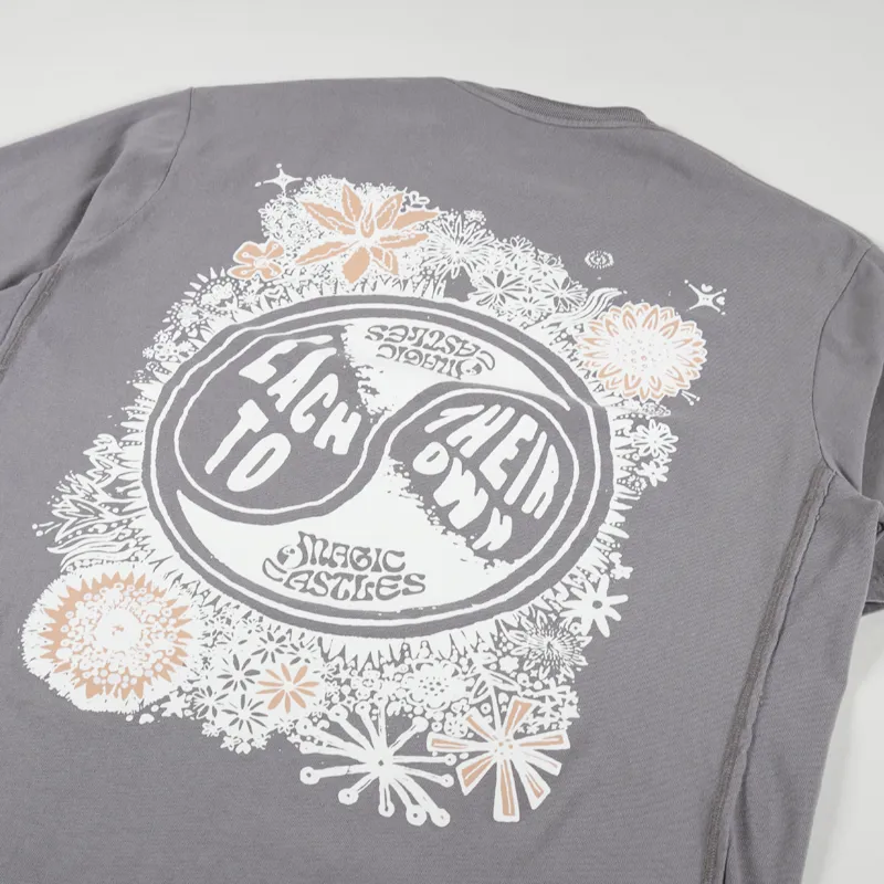 Magic Castles Each To T Shirt Charcoal-5