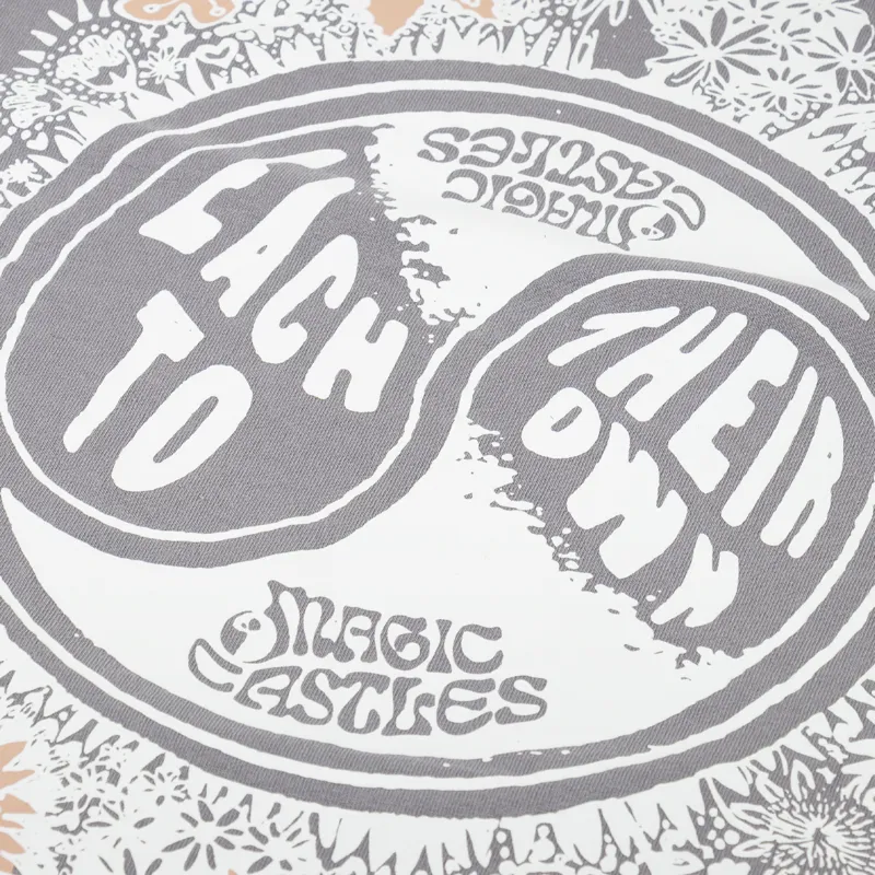 Magic Castles Each To T Shirt Charcoal-6