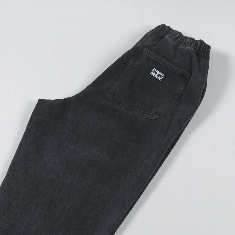 Obey Easy Denim Pant Faded Black-5