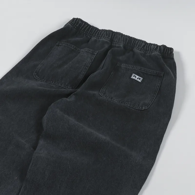Obey Easy Denim Pant Faded Black-7