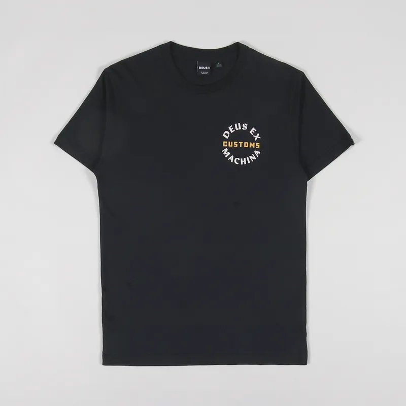 Deus Ex Machina Eclipse T Shirt Black-1
