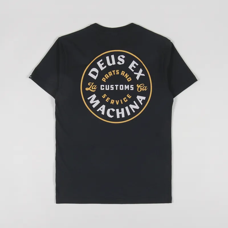 Deus Ex Machina Eclipse T Shirt Black