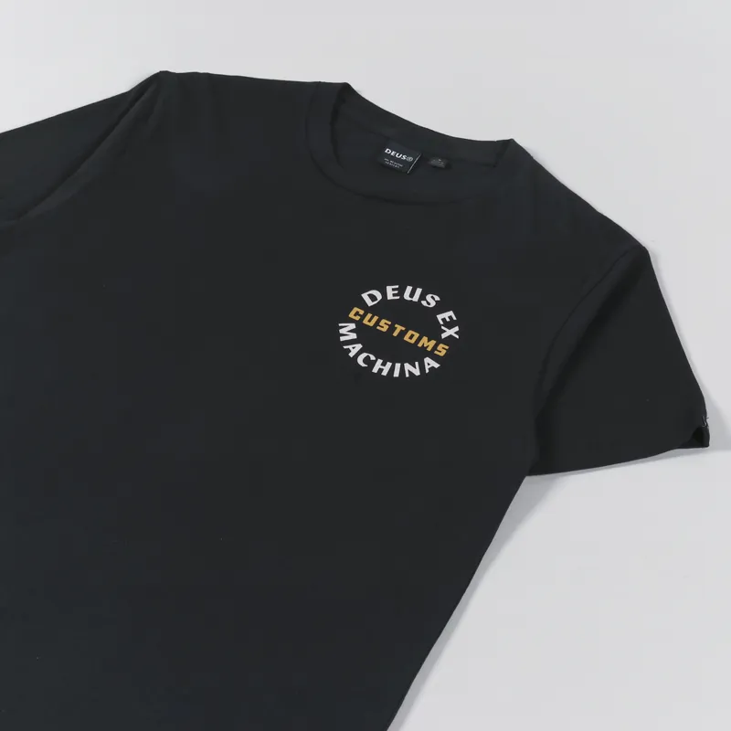 Deus Ex Machina Eclipse T Shirt Black-3