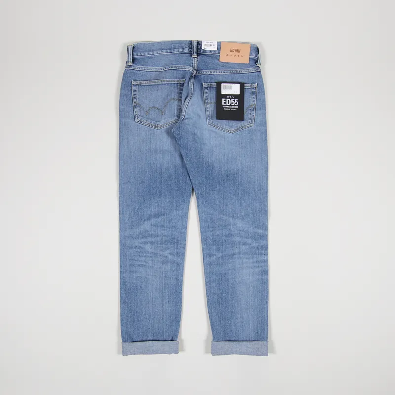 Edwin ED-55 Jeans Blue Arisu Wash