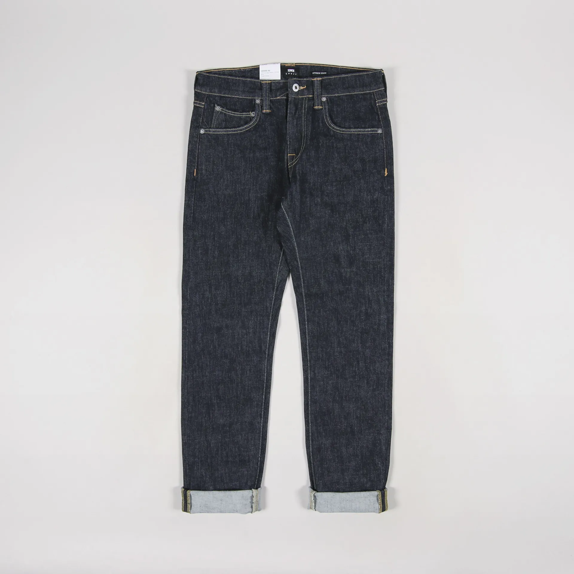 Edwin Mens ED-55 CS Denim Jeans Yuuki Blue Rinsed Contrast