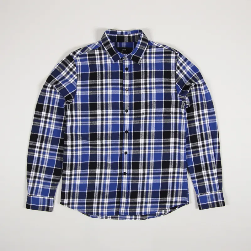 Edwin Don Shirt Mazarine Blue