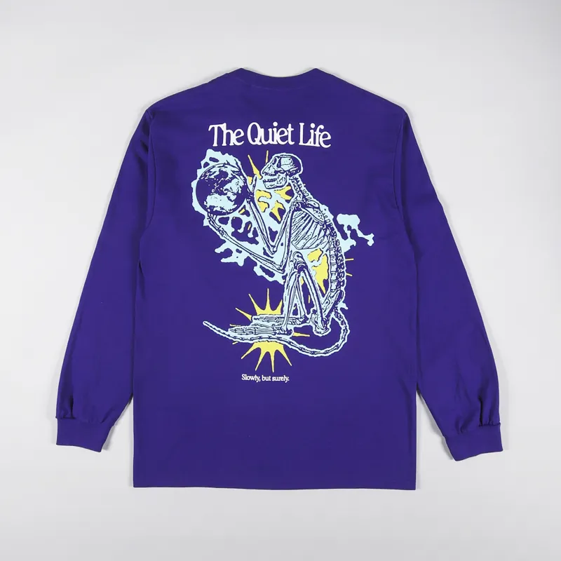 The Quiet Life Electric Monkey Long Sleeve T Shirt Purple