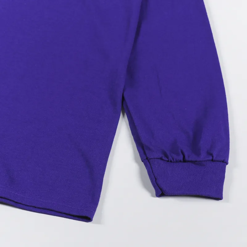 The Quiet Life Electric Monkey Long Sleeve T Shirt Purple-6