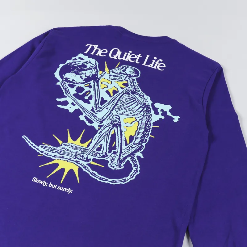 The Quiet Life Electric Monkey Long Sleeve T Shirt Purple-2