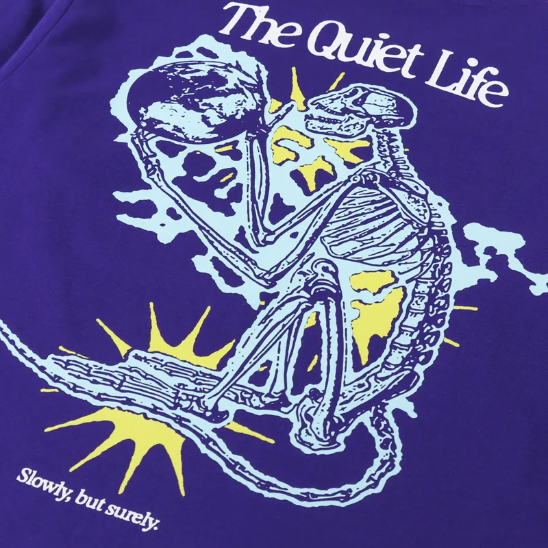 The Quiet Life Electric Monkey Long Sleeve T Shirt Purple-4
