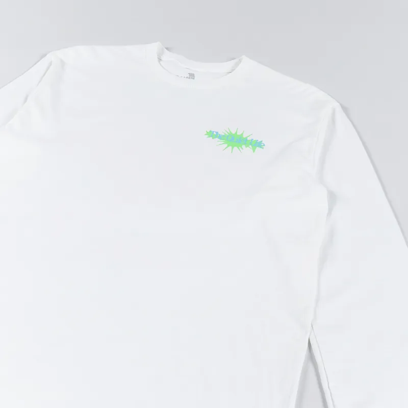 The Quiet Life Electric Monkey Long Sleeve T Shirt White-3