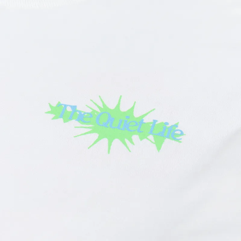 The Quiet Life Electric Monkey Long Sleeve T Shirt White-5