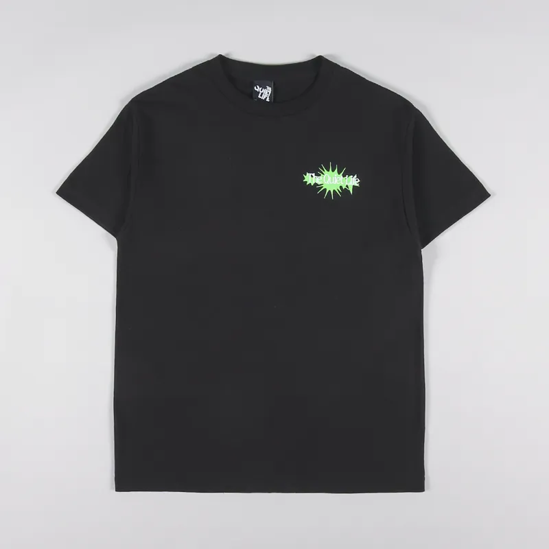 The Quiet Life Electric Monkey T Shirt  Black-1