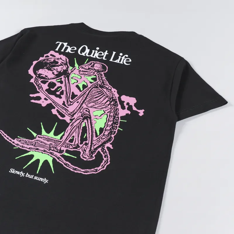 The Quiet Life Electric Monkey T Shirt  Black-2