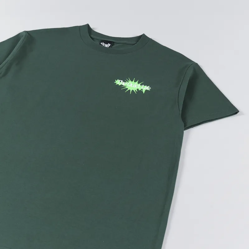 The Quiet Life Electric Monkey T Shirt Hunter Green-1