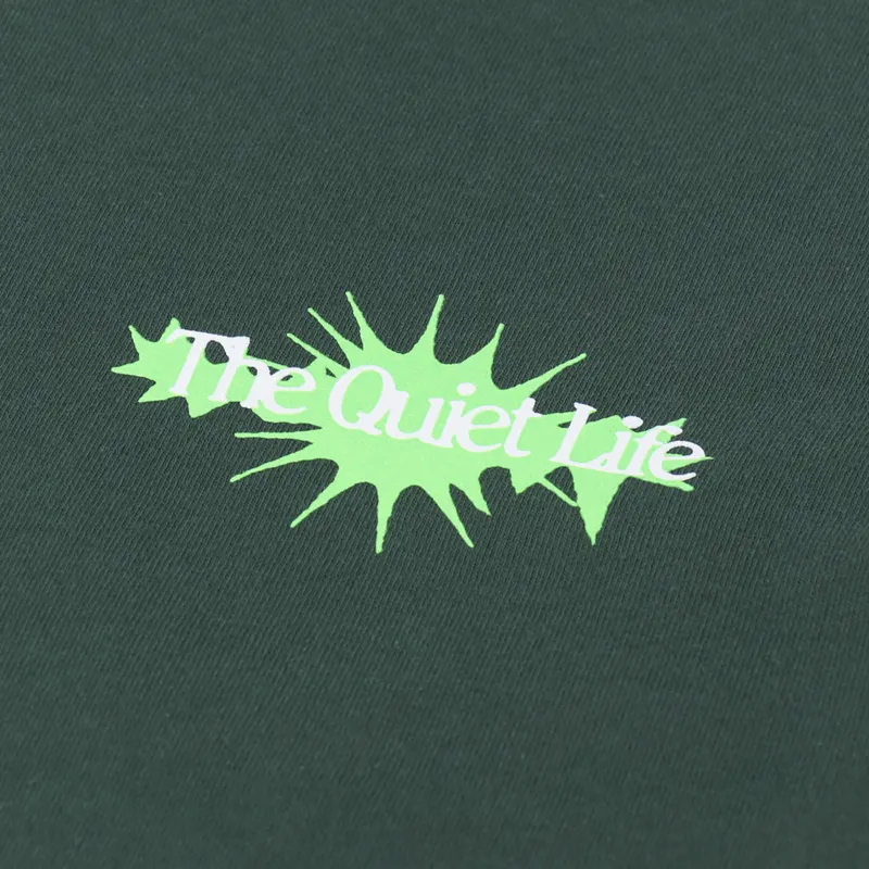 The Quiet Life Electric Monkey T Shirt Hunter Green-3