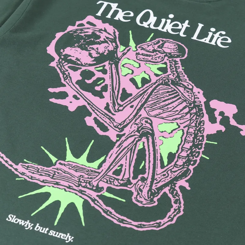 The Quiet Life Electric Monkey T Shirt Hunter Green-4