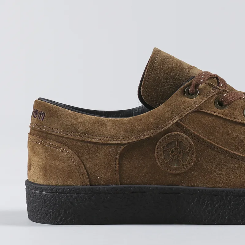 Oswen Eleven Suede Shoes Chestnut-5