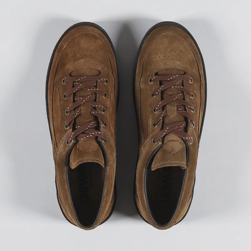Oswen Eleven Suede Shoes Chestnut-2