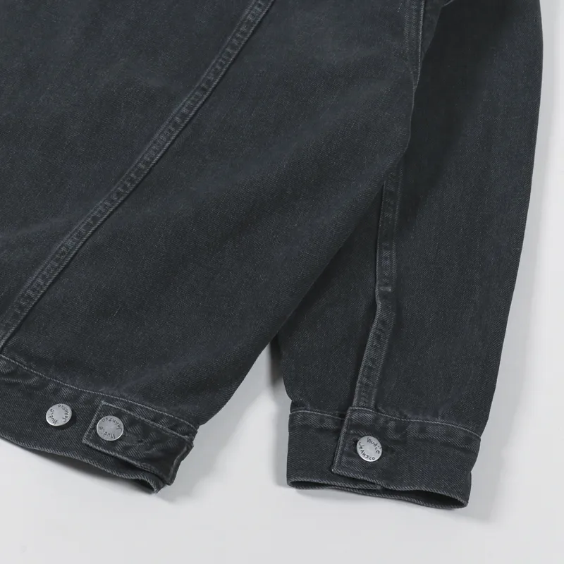 Nudie Jeans Womens Elin Jacket Black Trace Denim-9