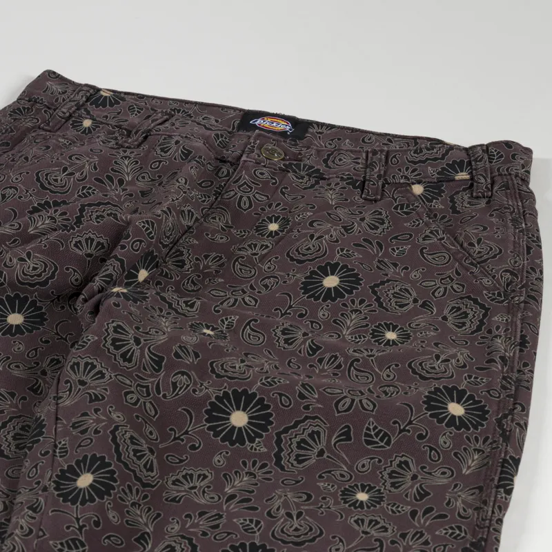 Dickies Ellis Trousers Floral AOP Dark-5