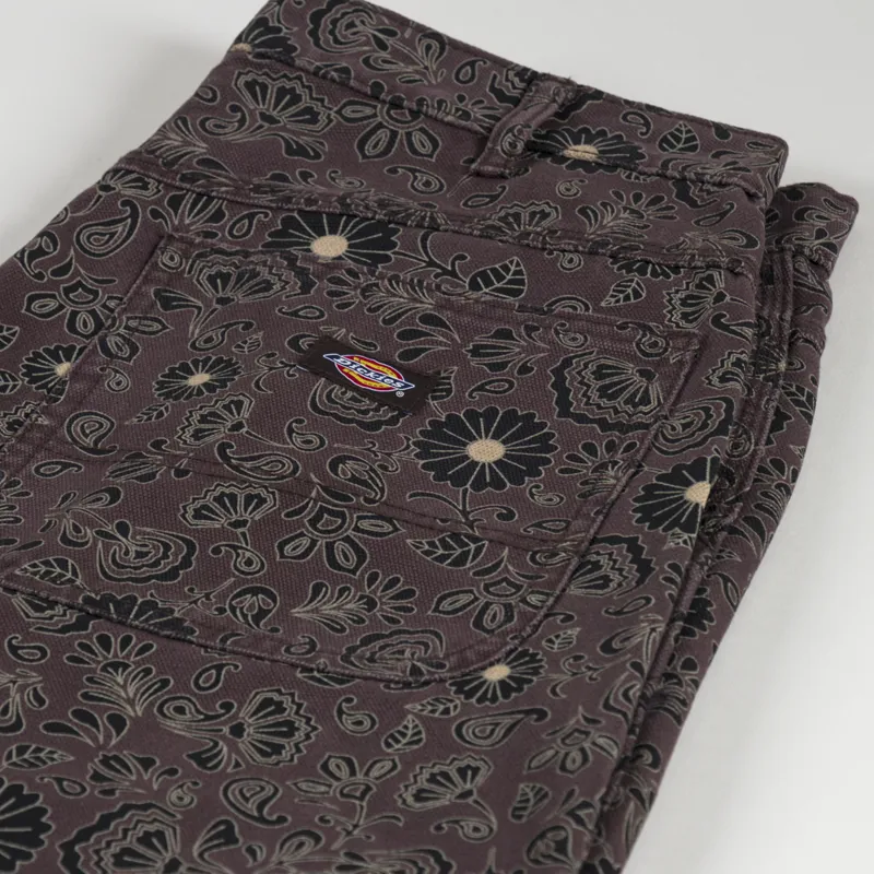 Dickies Ellis Trousers Floral AOP Dark-4