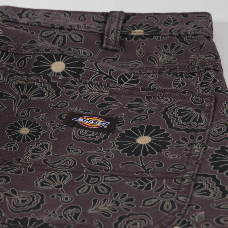 Dickies Ellis Trousers Floral AOP Dark-3