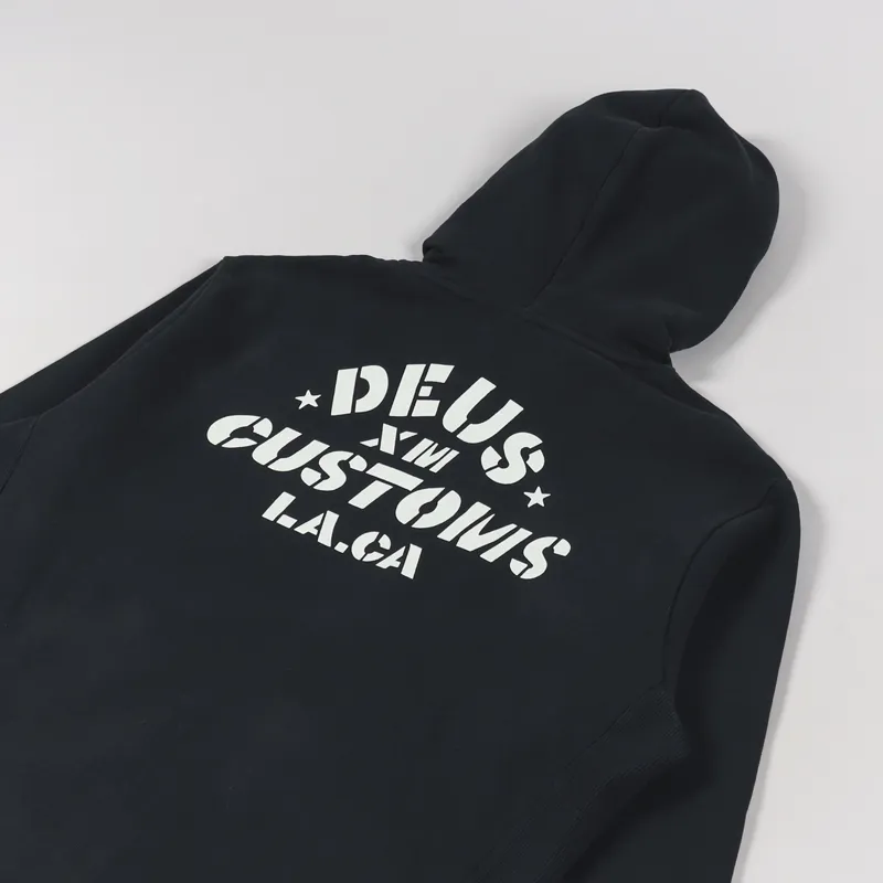 Deus Ex Machina Elevation Zip Hoodie Black-4