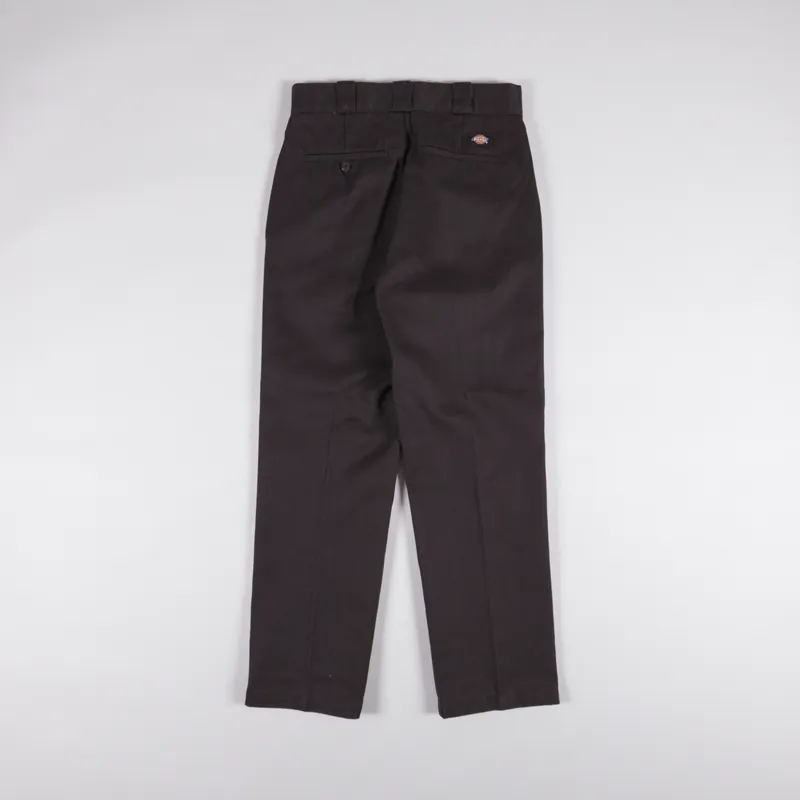 Dickies Womens Elizaville Pants Recycled Dark Brown