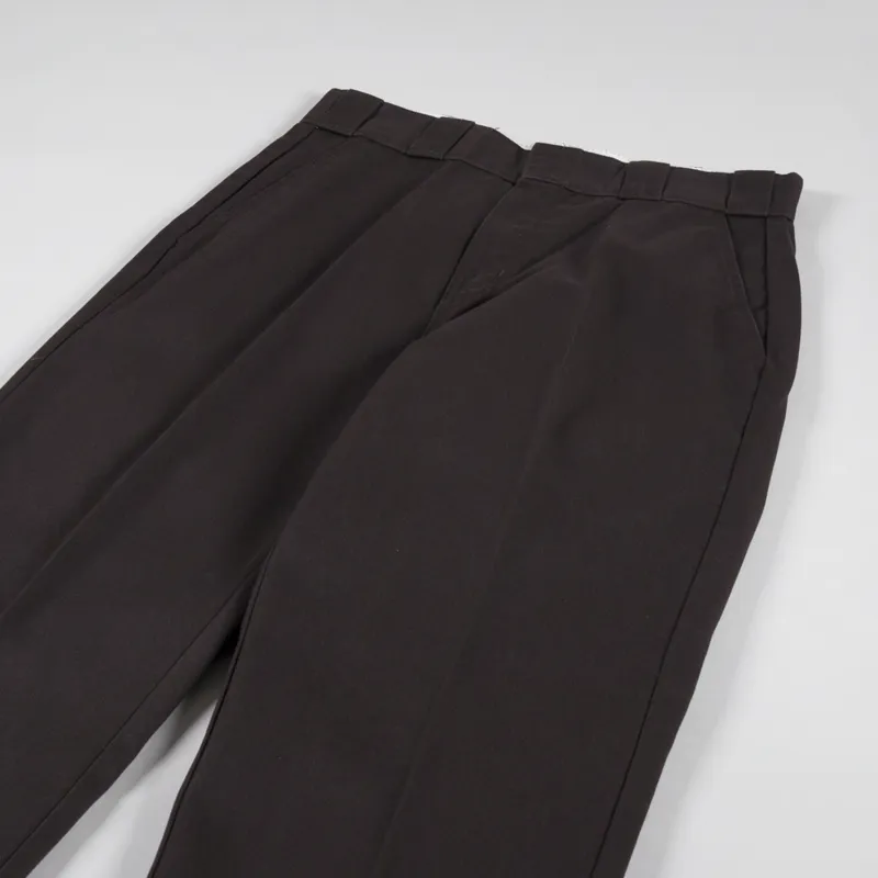 Dickies Womens Elizaville Pants Recycled Dark Brown-8
