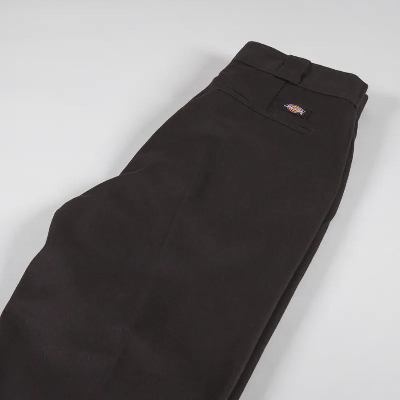 Dickies Womens Elizaville Work Pants Recycled Dark Brown