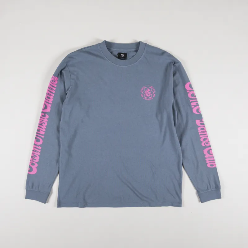 Edwin EMC Dance Club Long Sleeve T Shirt Stormy Weather-1