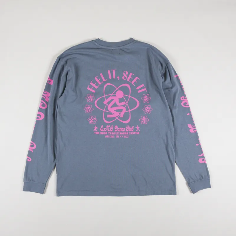 Edwin EMC Dance Club Long Sleeve T Shirt Stormy Weather