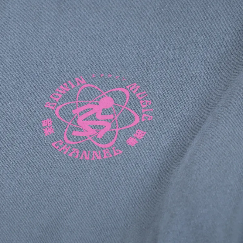 Edwin EMC Dance Club Long Sleeve T Shirt Stormy Weather-3