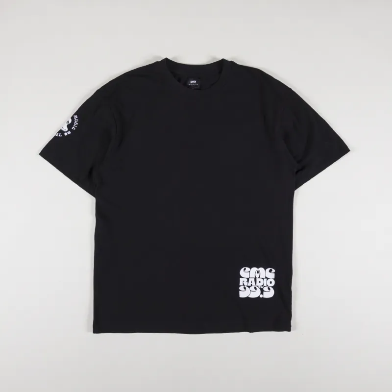 Edwin EMC Radio T Shirt Black