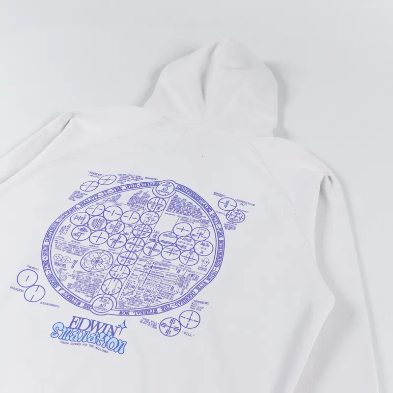 Edwin Emanation Hoodie Mist-2