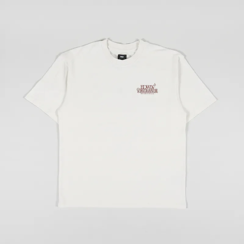 Edwin Emanation T Shirt Whisper White-1