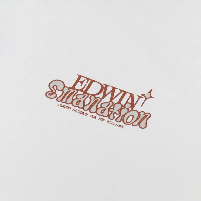Edwin Emanation T Shirt Whisper White-5