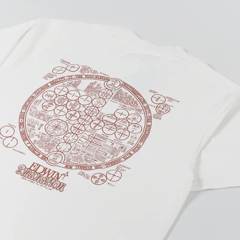 Edwin Emanation T Shirt Whisper White-2
