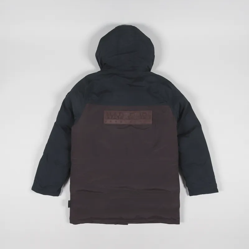 Napapijri Epoch Long Jacket Brown Ebony-2