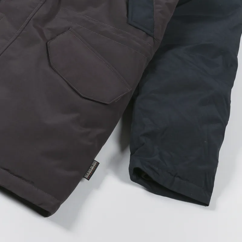 Napapijri Epoch Long Jacket Brown Ebony-8