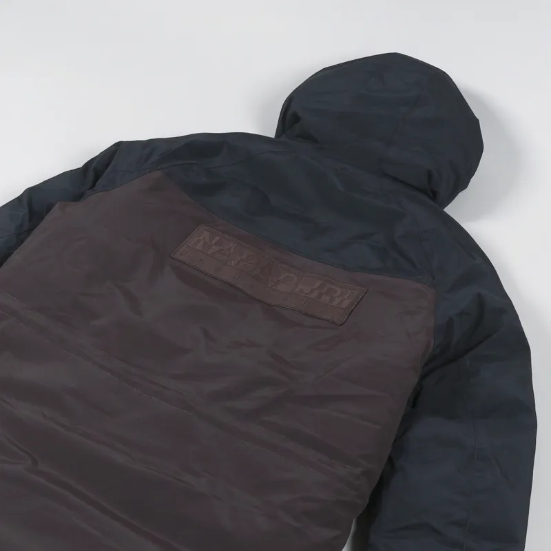 Napapijri Epoch Long Jacket Brown Ebony-5
