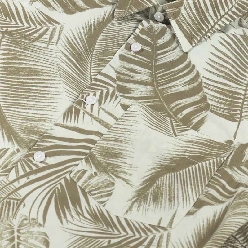 NN07 Errico Short Sleeve Shirt Brown Print-3