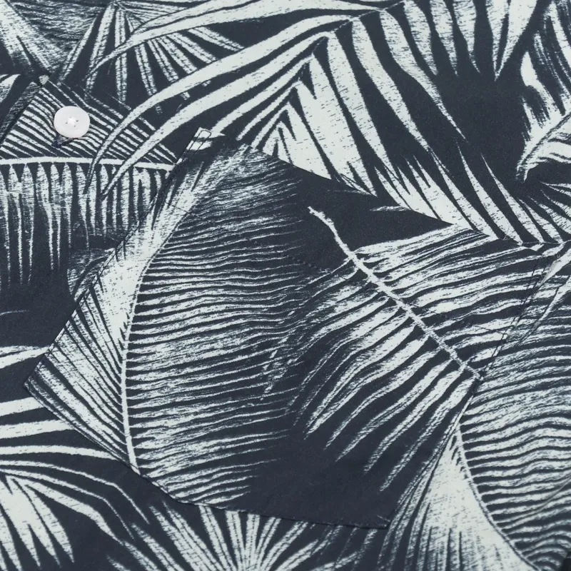 NN07 Errico Short Sleeve Shirt Navy Print-1