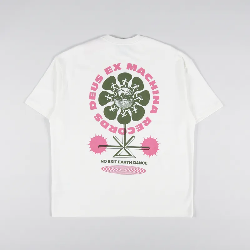 Deus Ex Machina Earth Dance T Shirt Vintage White