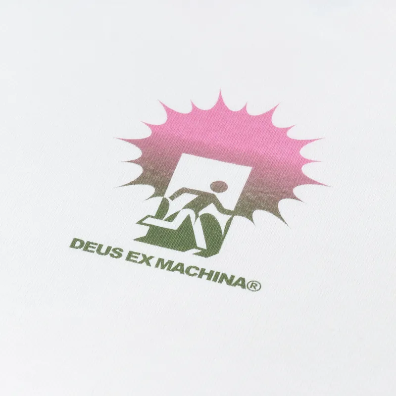 Deus Ex Machina Earth Dance T Shirt Vintage White-5