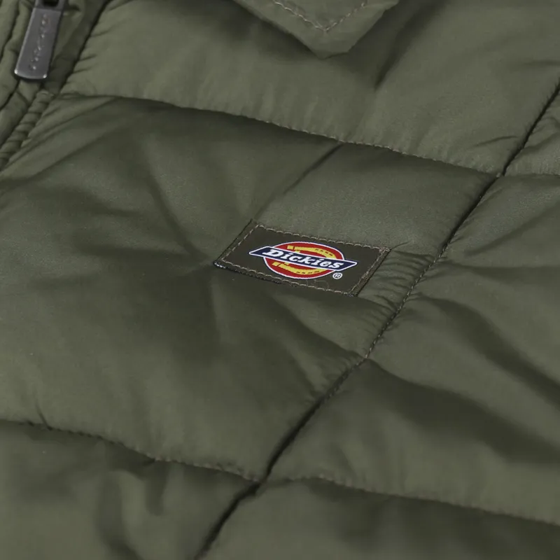 Dickies Eisenhower Puffer Jacket Military Green-6
