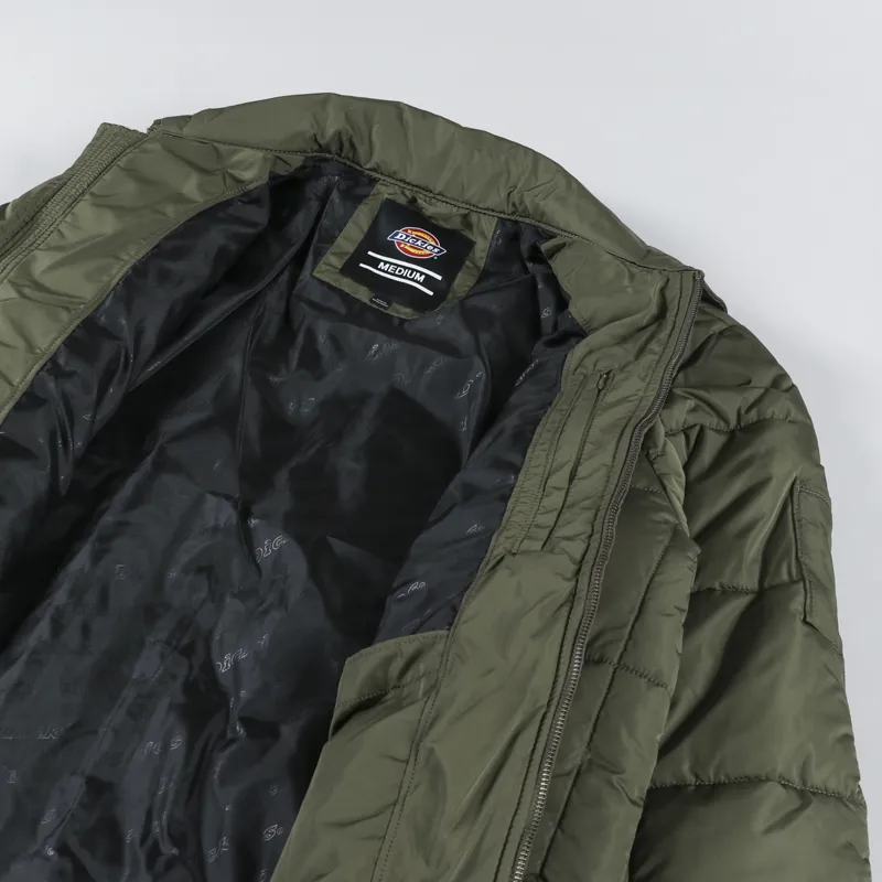 Dickies Eisenhower Puffer Jacket Military Green-4